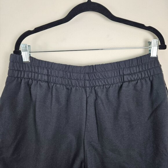 Ava & Viv Womens Charcoal Elastic Waist Shorts 1X- 14 Side Pockets Casual Comfy - Picture 3 of 8